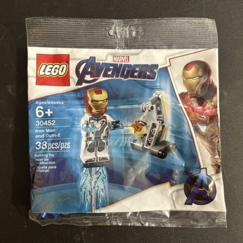 LEGO 30452 Avengers Super Heroes Marvel Iron Man and Dum-E 2019 Retired Polybag  - Afbeelding 1 van 2