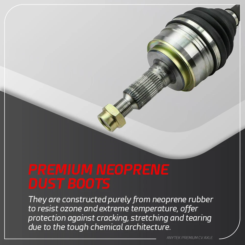 Pair Front CV Axle Half Shaft for 1997-2002 Chevrolet Astro 97-02 GMC Safari AWD - Image 3 of 4