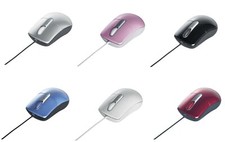 BUFFALO Wired Optical Mouse Silent 3 Button M size 6 Colors Japan