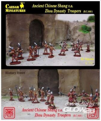 Caesar Miniatures H029 Ancient Chinese Shang v.s.Zhou Dynasty Troopers - 1:72
