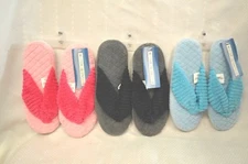 U PICK Winter Essentials SPA Slippers Women SZ Small 5-6 Blue PINK Gray NEW Gift