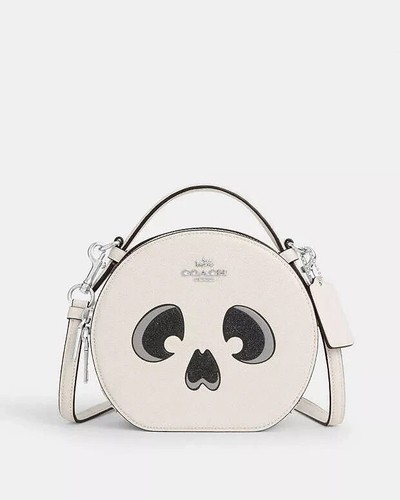 NWT Coach Canteen Crossbody Bag With Halloween Pumpkin/ghost/cat/bat 🎃💀 - Picture 43 of 44