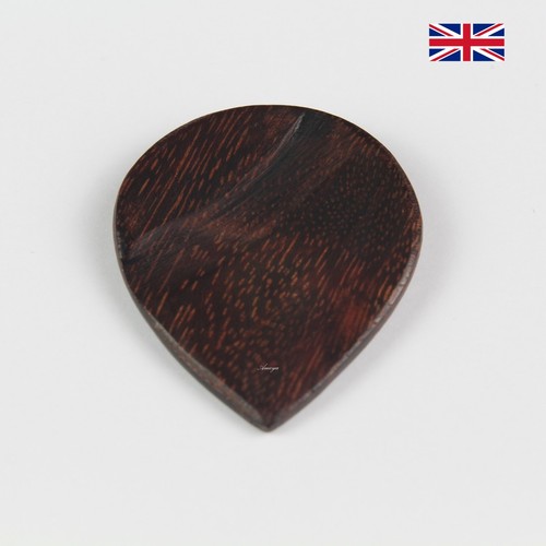 6 x WOOD GUITAR PLECTRUMS / PICKS MADE FROM 6 EXOTIC WOODS - Picture 5 of 9