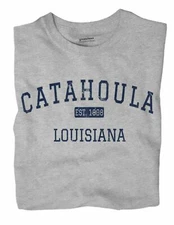 Catahoula Louisiana LA T-Shirt EST