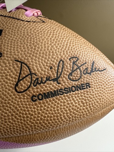 ARENA FOOTBALL SPALDING OFFICIAL GAME BALL PINK For Breast Cancer awareness. - Picture 4 of 6