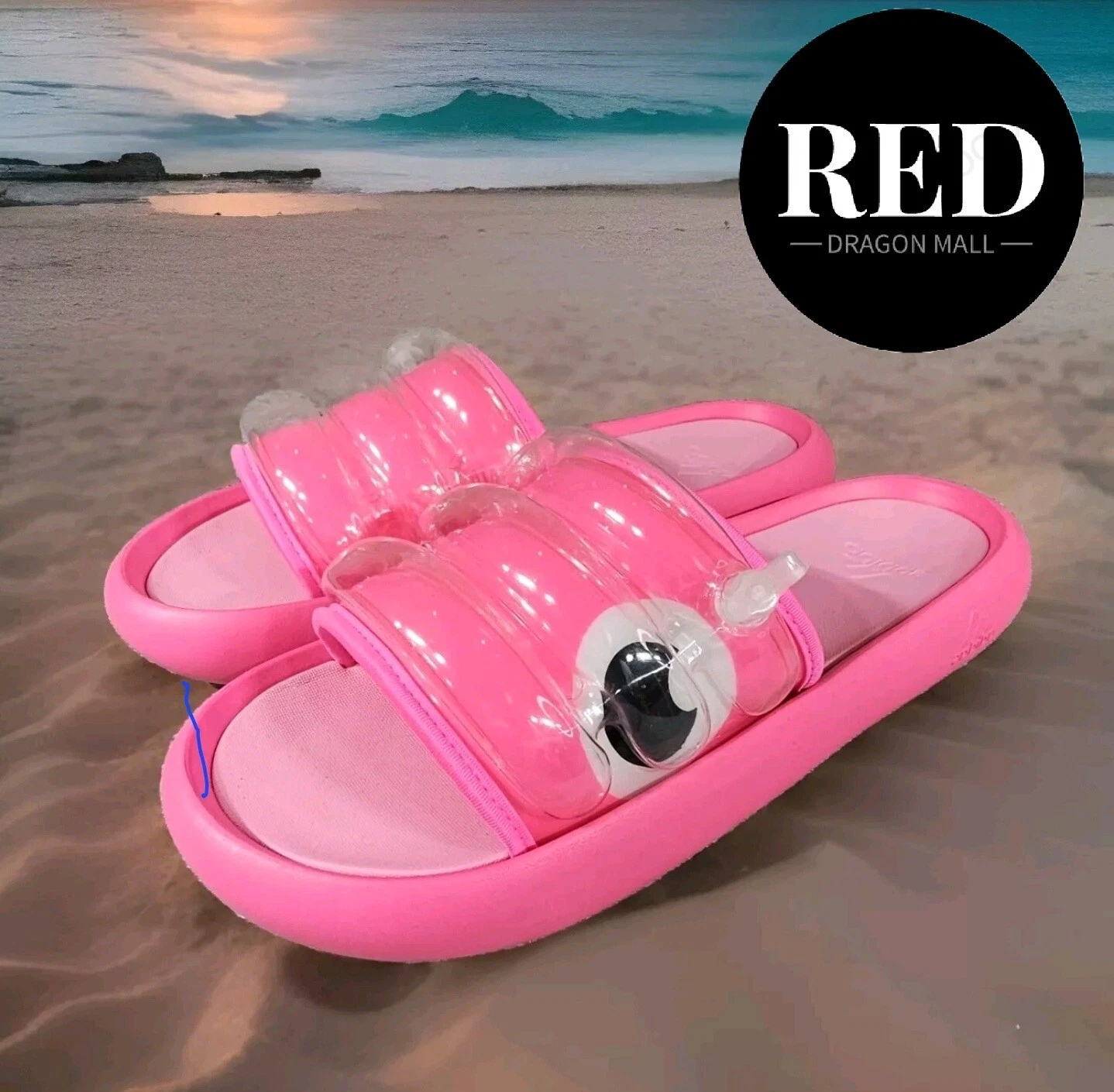 Adidas ZPLAASH SLIDES IE5766 Sandali Rosa Lucido Uomo Tg 11 Donna Tg 12