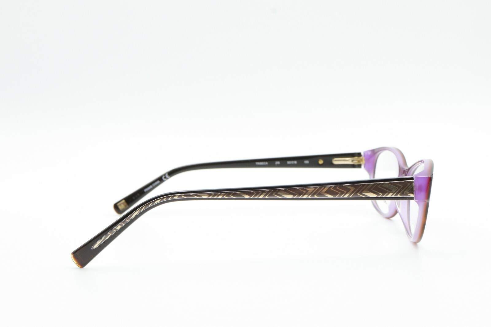MARCHON NYC TRIBECA 215 Brown Tortoise on Purple 50-16-135 Frame Flex Hinge L110