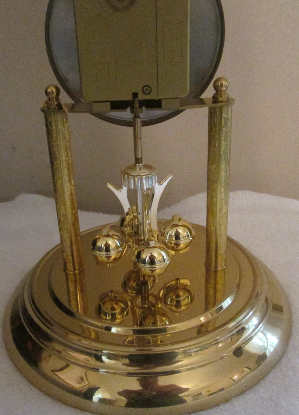 Vintage SETH THOMAS Quartz Anniversary Dome Clock Very Clean. Works