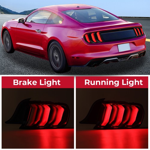Luces traseras secuenciales LED HECASA para Ford Mustang 2015-2022 2023 lámparas de freno - Imagen 5 de 21