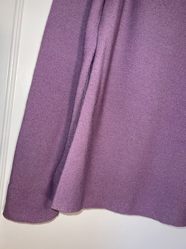 Eileen Fisher Turtleneck Sweater 100% Merino Wool Lilac Size L. d740 - Picture 5 of 13