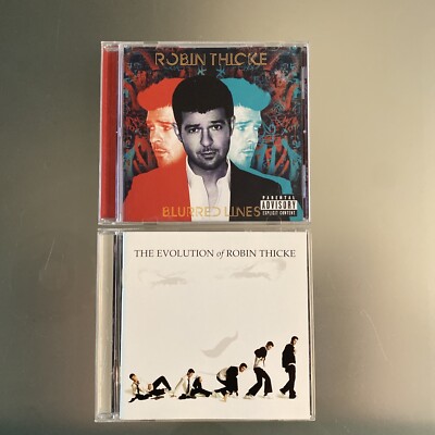 Robin Thicke 2   LOT: Blurred Lines & Evolution of Robin Thicke VG+