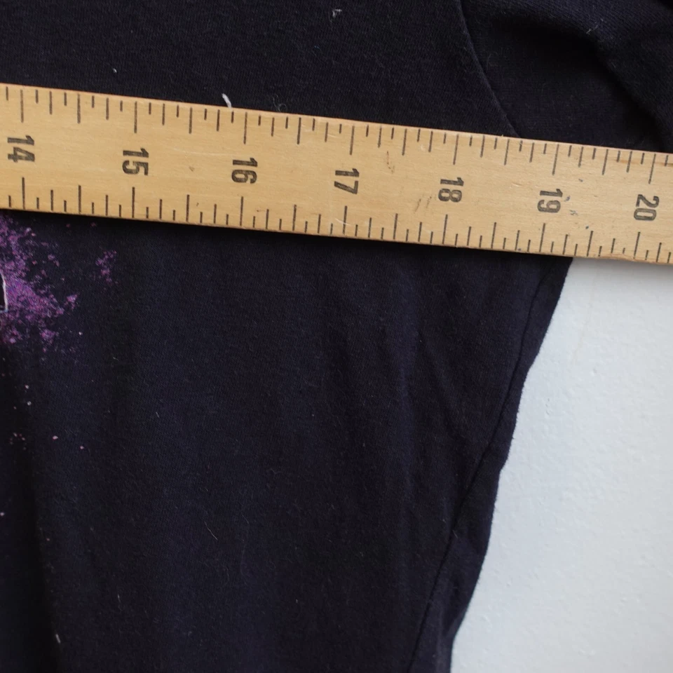 Camiseta sin hilo para hombre talla mediana negra algodón camisetas informales Rock Astronaut Foto 3 de 4