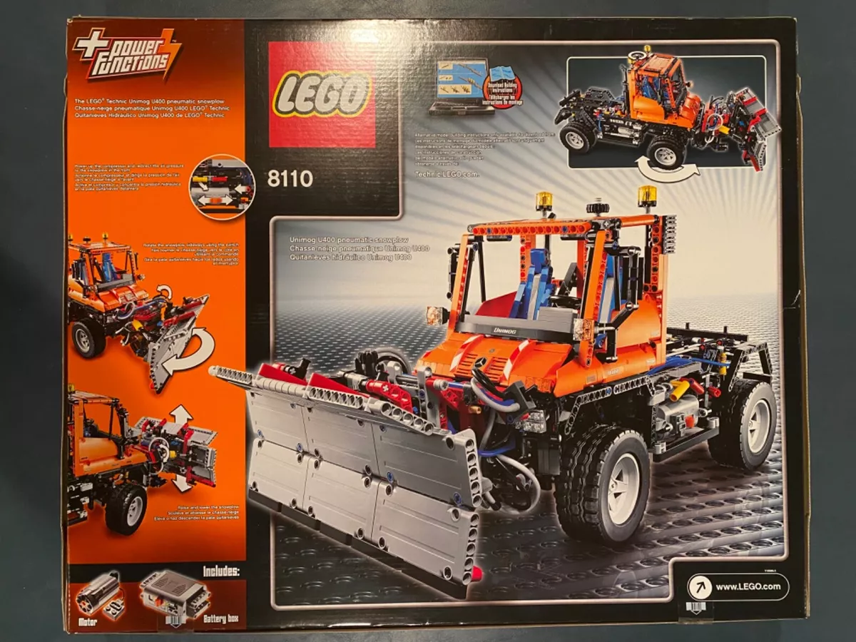 skrivning forholdet Opmærksom LEGO TECHNIC 8110 Mercedes-Benz Unimog U400 New in Box Factory Sealed | eBay