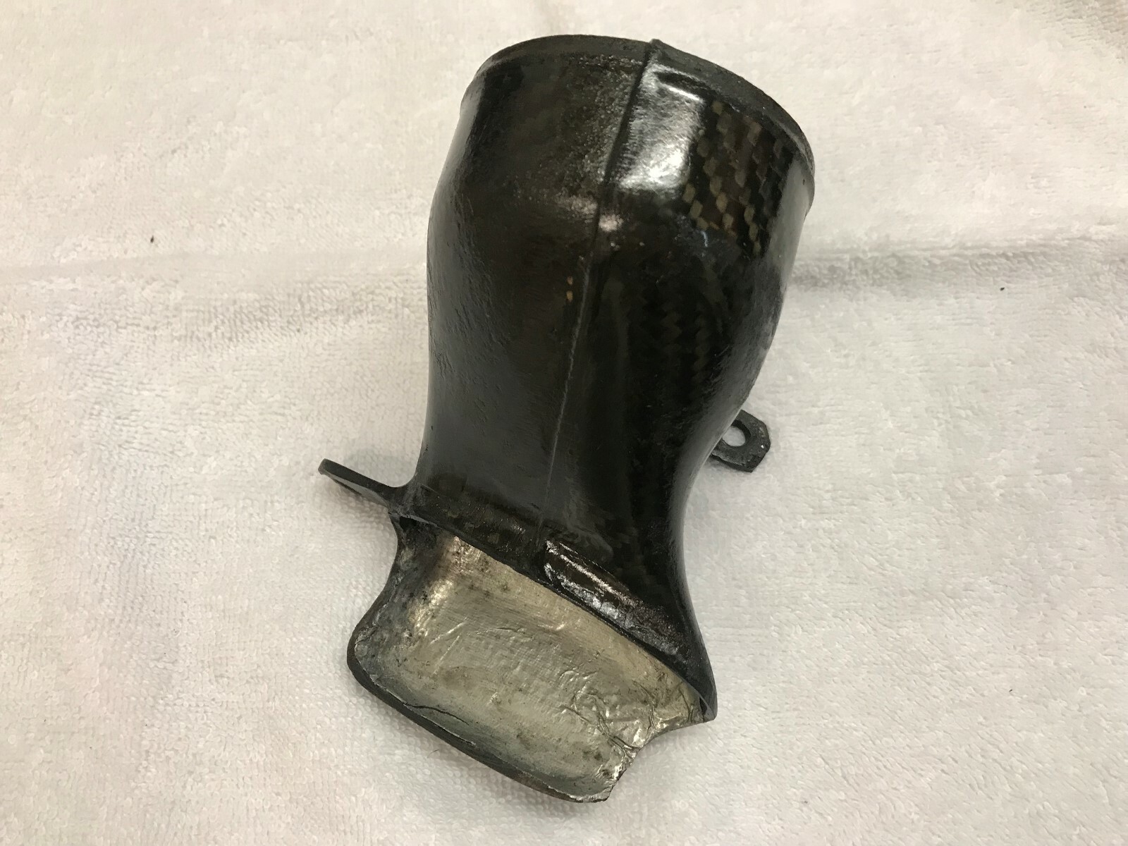 LAMBORGHINI MURCIELAGO LP640 DRIVER LEFT CARBON CERAMIC AIR DUCT OEM 410615447