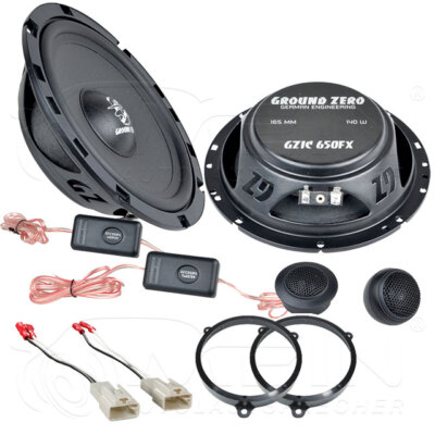 GROUND ZERO LAUTSPRECHER für TOYOTA YARIS I Facelift 2003-2006 Front Tür #AP3N