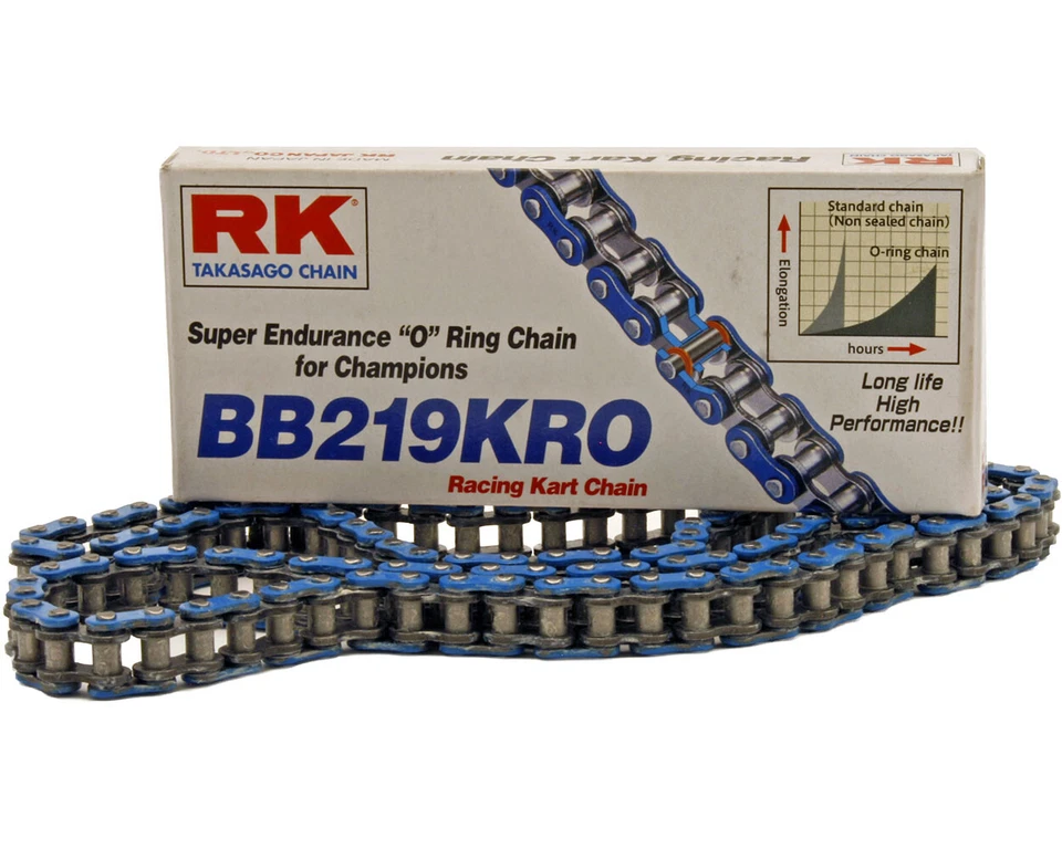 Go Kart BB219KRO RK Blue O-Ring Sealed Chain Racing