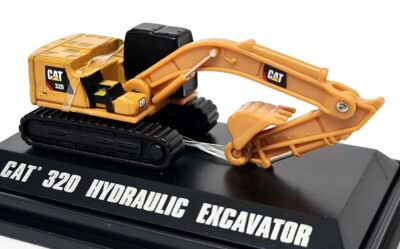 DM 6cm - CAT 320 Hydraulic Excavator Micro Constructor Scale Model - 85977DB