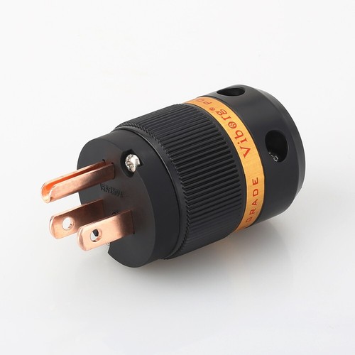 Conector de enchufe viborg VM501 + VF501 rojo puro cobre de EE. UU. para cable de alimentación de alta fidelidad hágalo usted mismo - Imagen 8 de 11