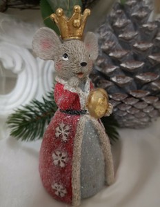 Deko Figur Maus Krone Christmas Weihnachten Shabby Vintage Ebay