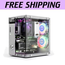 Stylish Raspberry Pi 5 Case with Advanced Cooling, OLED Display  NVMe Support