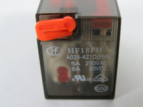 Hongfa HF18FH-A024-4Z1D (555) Relay 5A 250VAC 30VDC 14-Pin ! WOW 