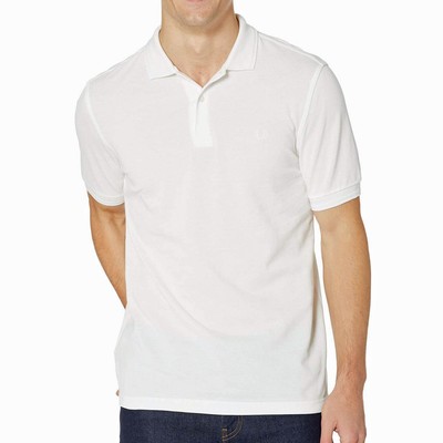 fred perry short sleeve twin tipped polo shirt