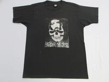 Vintage 90's HELTER SKELTER Screen Stars Best T Shirt sz L RARE Goth Metal Punk