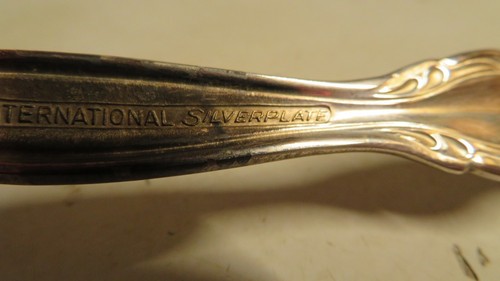 INTERNATIONAL Interlude Silverplate 1971 Solid Shell Casserole Spoon Serving Lg - Bild 12 von 13