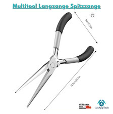 Spitzzange Mehrzweckzange zum Schneiden Klemmen Isolieren Multi Werkzeug Zange