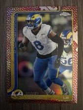 2025 Topps Chrome - Jared Verse Pigskin Refractor Card# 173 