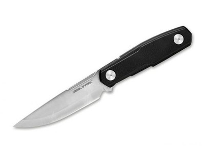 Real Steel Bushcraft Zenith Scandi Schwarz 14C28N G10 Kydex