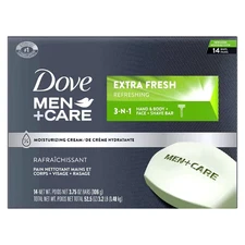 	DOVE MEN + CARE Bar 3 in 1 Cleanser for Body Face and Shaving 3.75 oz 14 Bars	
