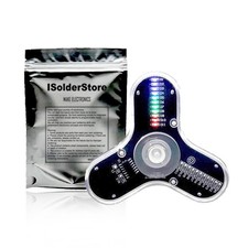 ISolderStore Soldering Practice Kit 3 Leaves LED Rotating 3 SMD