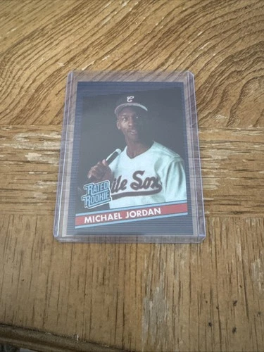 1990 Fun City Cards Michael Jordan Rated Rookie Promo Card Chicago White Sox