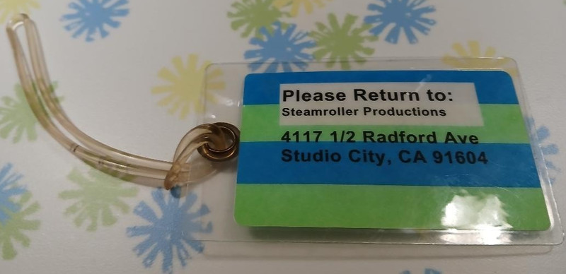 Steven Seagal Luggage Bag Tag Steamroller Production THUNDERBOX Mojo Priest TOUR