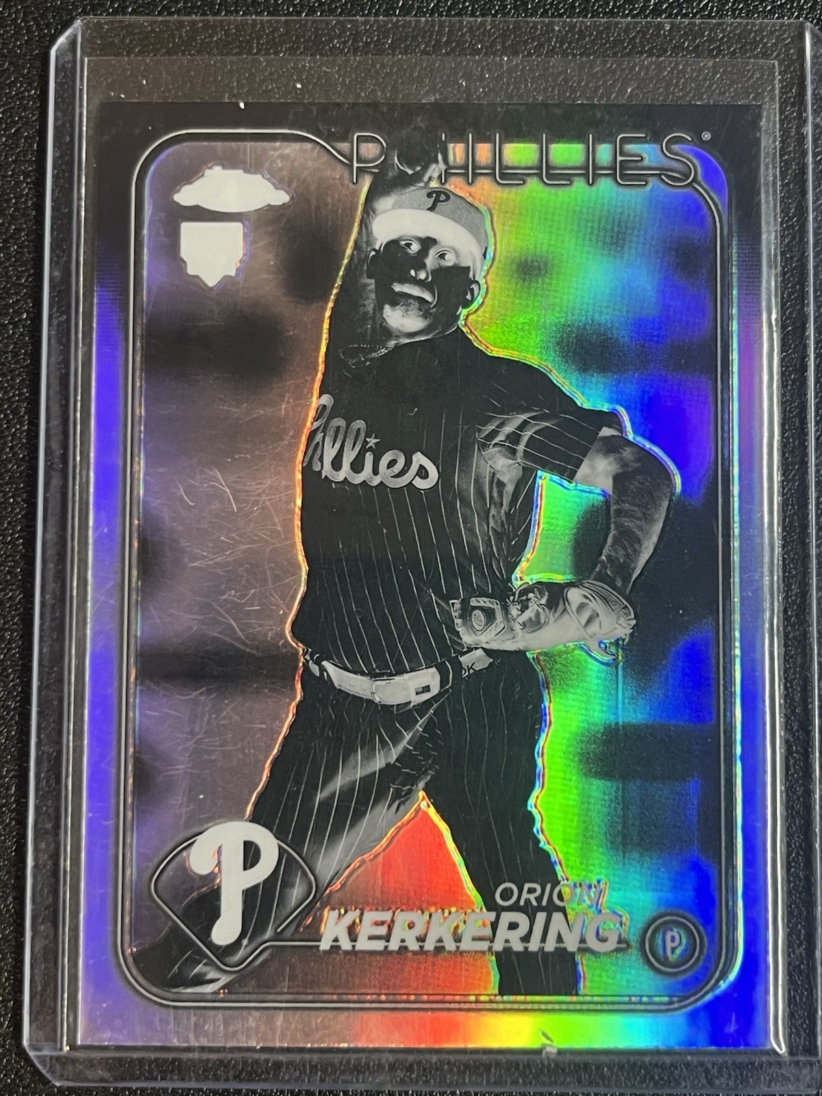 2024 Topps Chrome - Orion Kerkering #180 Negative Refractor (RC)