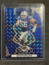 2022 Panini Mosaic Quenton Nelson #85 Blue Mosaic Prizm /99 Indianapolis Colts