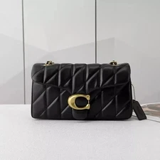 Tabby Shoulder Bag 26 Quilted Black CP150 Outlet New