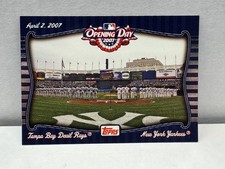 2007 Topps Opening Day Team vs. Team #OD4 Devil Rays / New York Yankees