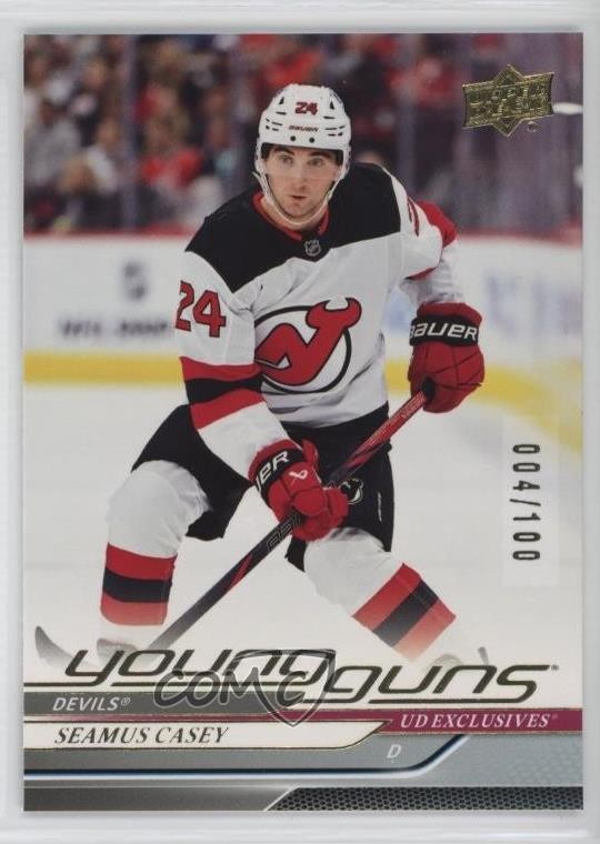 2024 Upper Deck Series 2 Young Guns Exclusives /100 Seamus Casey #489 Rookie RC