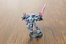Warhammer 40k Chaos Space Marines Chaos Lord With Jump Pack METAL Semi-Painted