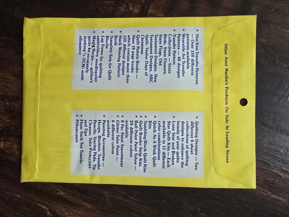 Kit de edredón Aunt Martha’s American Presidents - Transferencias de hierro caliente Foto 2 de 2