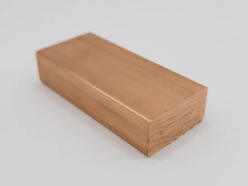 Rame Cu99.9 in barre da 250 g, 500 g e 1 kg di rame puro, per colate di rame - Immagine 2 di 2