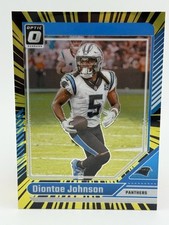 2024 Donruss Optic NFL Diontae Johnson Prizm #30 Panthers Electricity /75 Sp
