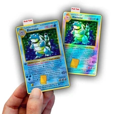 Blastoise Base Set Credit Card Skin - Glossy Vinyl Decal Sticker Cover