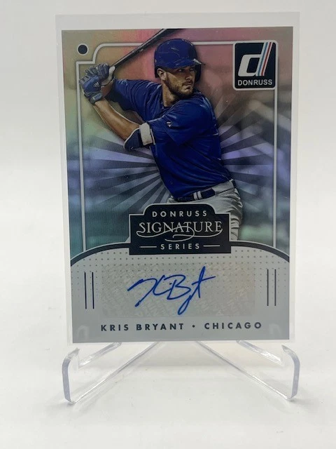 Kris Bryant Autographed Baseball Sports Trading Cards