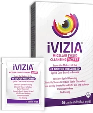 Similasan iVizia Micellar Eyelid Cleansing Wipes 20ct.EXP. 03/2027