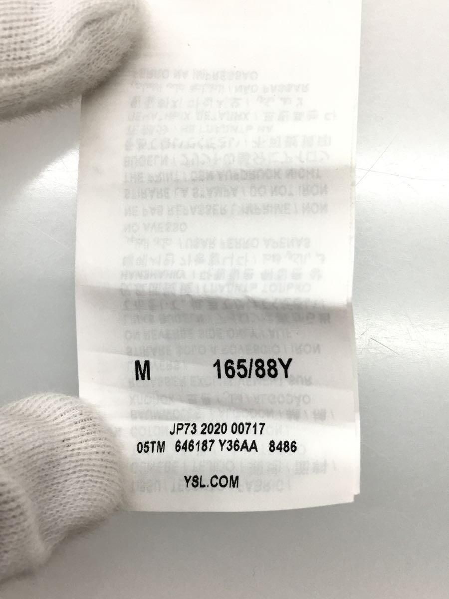 T shirt SAINT LAURENT cotone bianco 646187 Y36AA usata