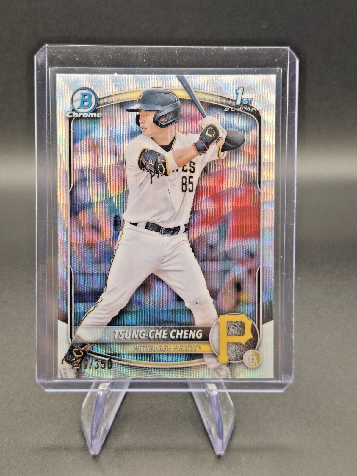 2025 Bowman #BCP-95 Tsung-Che Cheng Chrome Prospects Wave Refractor #/350