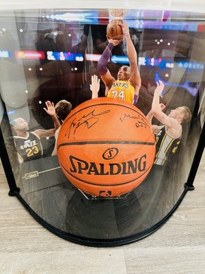 kobe bryant autographed basketball panini